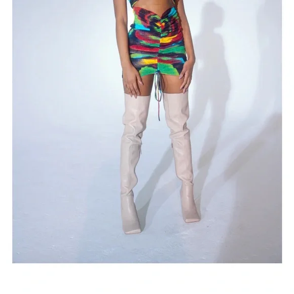 Kim Shui Green Swirl Wrap Dress - Picture 4 of 10